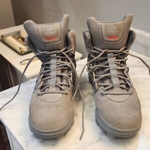 Adidas 032c traxion mens gray sz 10 military combat boot colab high top